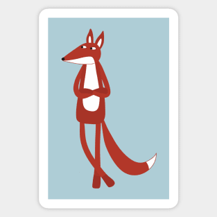 Fox with Attitude Sticker